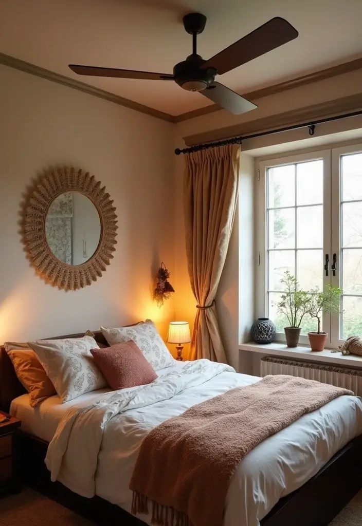 25 Bedroom Ceiling Fan Ideas That Keep You Cool in Style - 13. Foldable Fan Designs