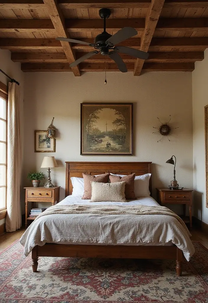 25 Bedroom Ceiling Fan Ideas That Keep You Cool in Style - 17. Reclaimed Wood Fan