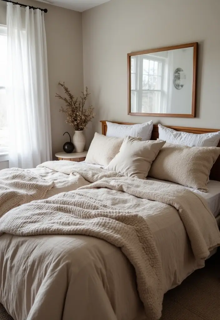 25 Bedroom Ideas Twin Bed That Look Cute & Functional - 10. Layered Bedding Looks