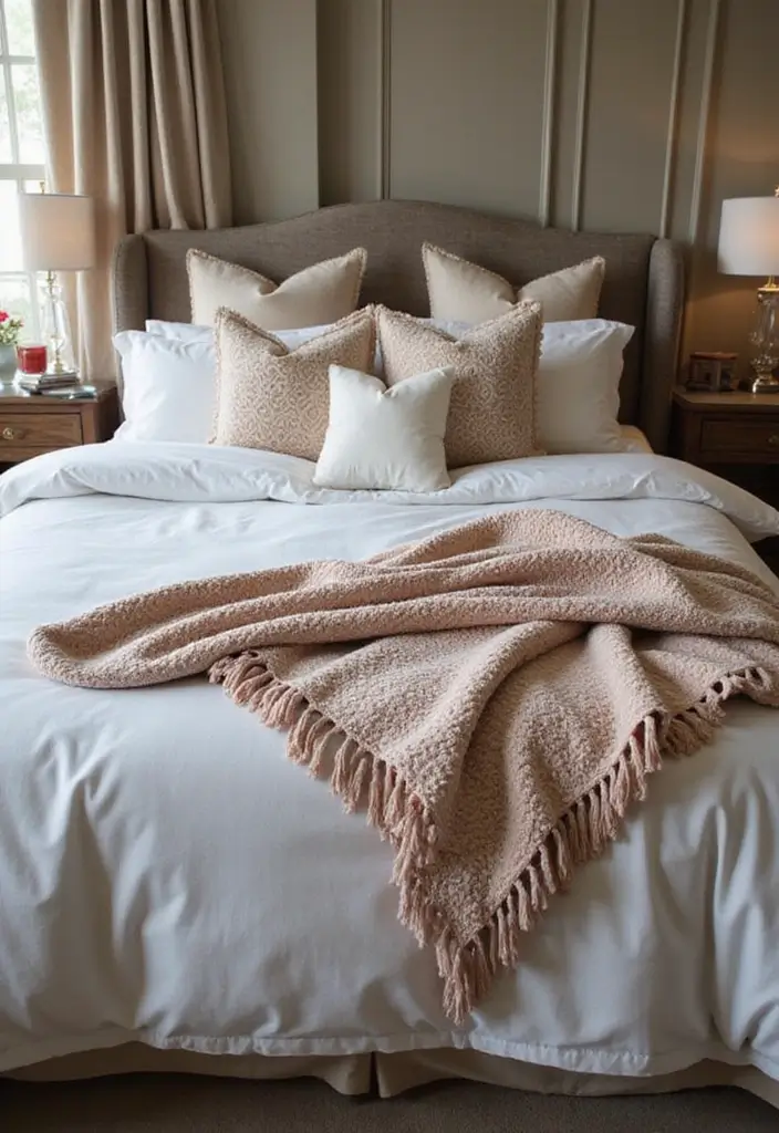 25 Bedroom Ideas with Black Furniture That Look Modern and Luxurious - 9. Luxurious Bedding