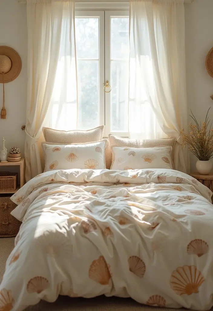 25 Cape Cod Bedroom Ideas That Bring Coastal Charm Indoors - 3. Beachy Textiles