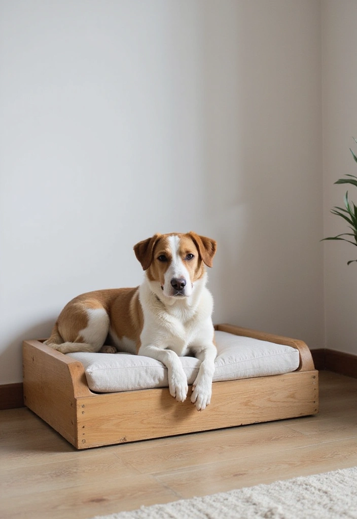 25 Dog Bed Ideas for Bedroom That Look Cute and Functional - 1. Chic Minimalist Dog Bed
