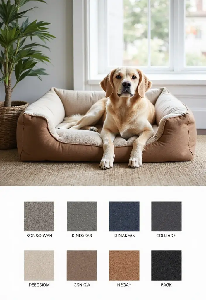 25 Dog Bed Ideas for Bedroom That Look Cute and Functional - 20. Customizable Dog Bed