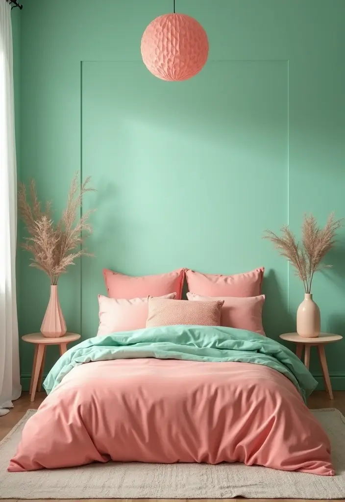 25 Paint Ideas for Bedroom That Completely Transform Your Space - 15. Refreshing Mint Green