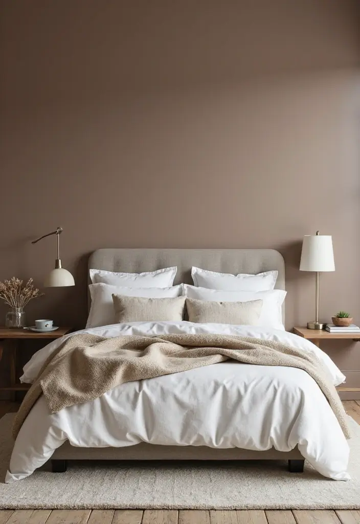 25 Paint Ideas for Bedroom That Completely Transform Your Space - 24. Earthy Taupe