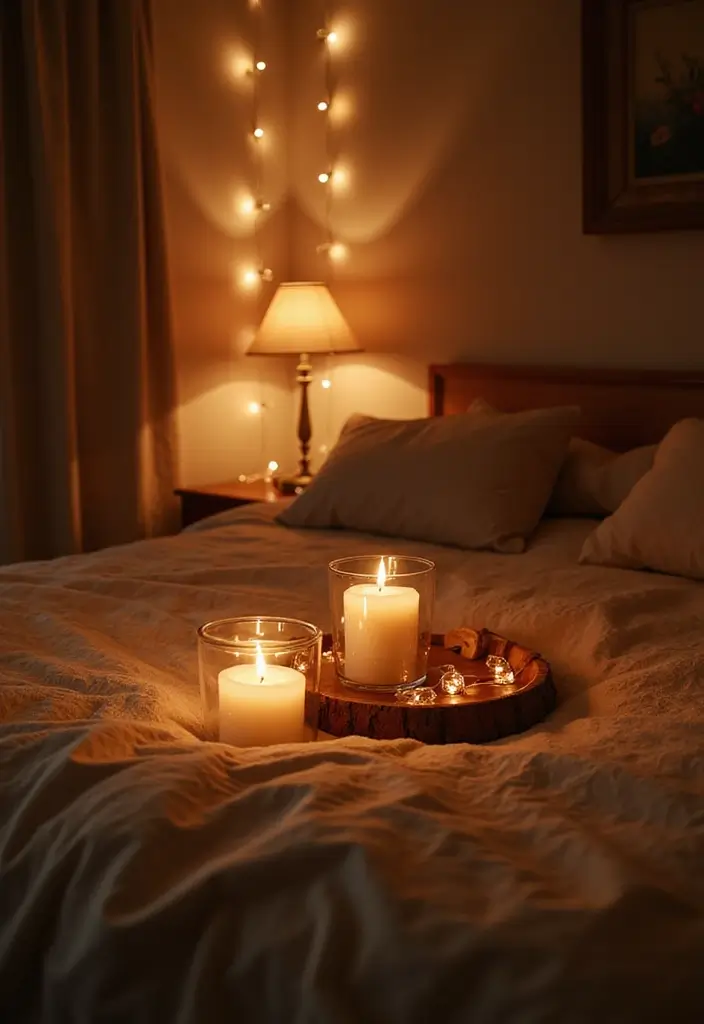 25 Pink Bedroom Ideas for Adults That Feel Romantic and Refined - 10. Romantic Lighting