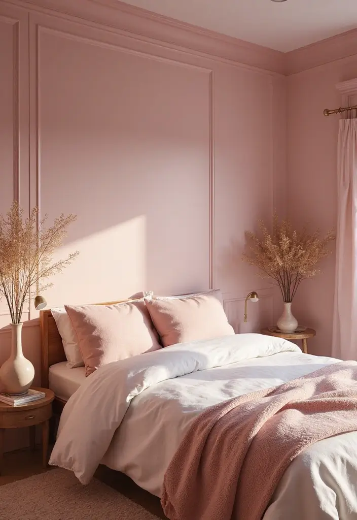 25 Pink Bedroom Ideas for Adults That Feel Romantic and Refined - 8. Monochromatic Bliss