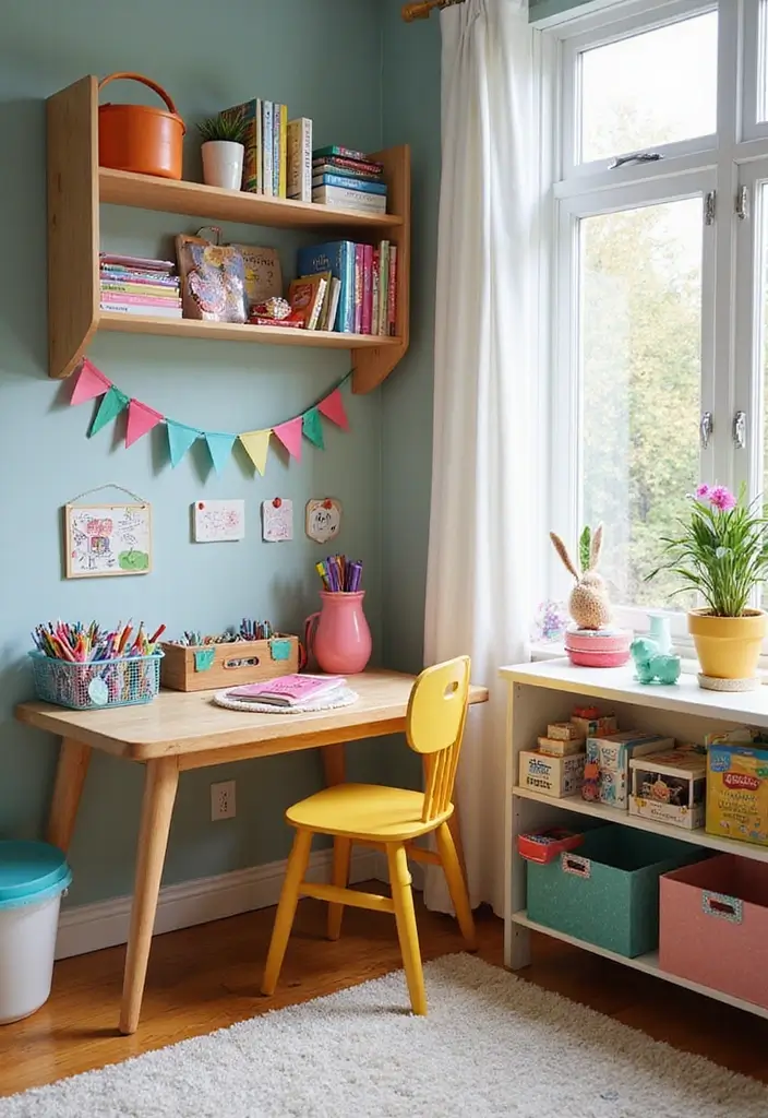 25 Toca Boca House Ideas Free Bedroom That Are Cute & Creative - 12. DIY Craft Corner