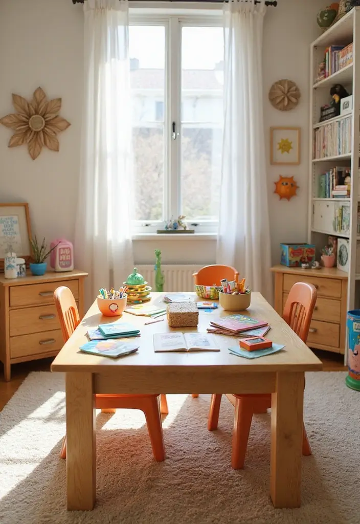 25 Toca Boca House Ideas Free Bedroom That Are Cute & Creative - 25. Multi-Purpose Play Tables