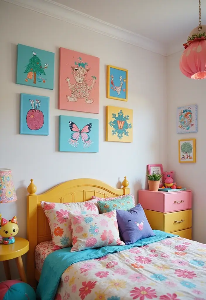 25 Toca Boca House Ideas Free Bedroom That Are Cute & Creative - 8. Personalized Name Decor