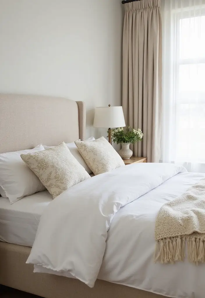 25 Upholstered Beds Bedroom Ideas That Feel Luxe and Cozy - 5. Chic Fabric Choices