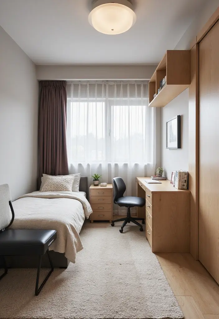 30 Bloxburg Twin Bedroom Ideas That Are Cute & Compact - 11. Compact Furniture Choices