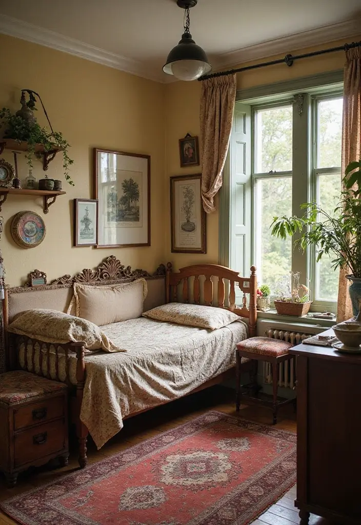 30 Bloxburg Twin Bedroom Ideas That Are Cute & Compact - 24. Vintage Charm