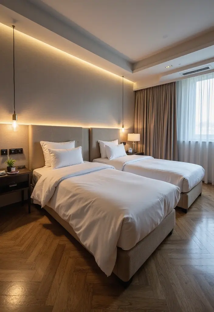 30 Bloxburg Twin Bedroom Ideas That Are Cute & Compact - 29. Use of Technology