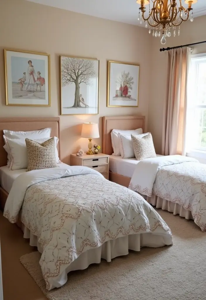 30 Bloxburg Twin Bedroom Ideas That Are Cute & Compact - 3. Thematic Décor Styles