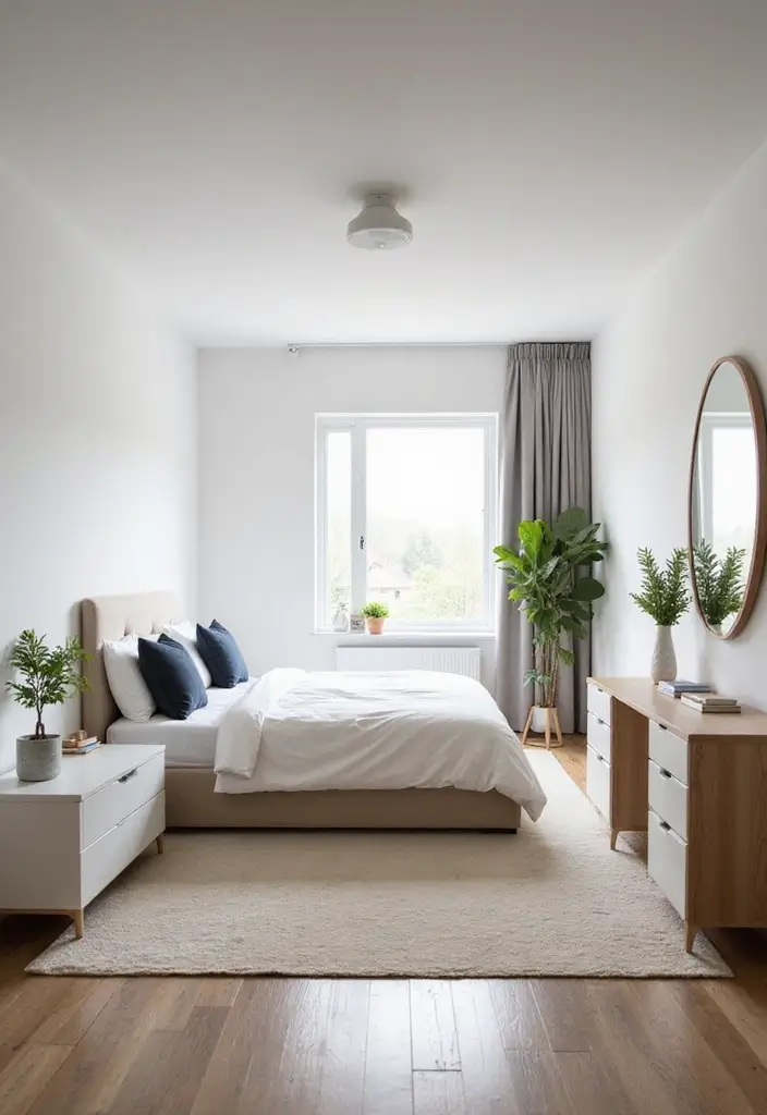 30 Bloxburg Twin Bedroom Ideas That Are Cute & Compact - 4. Minimalist Approach