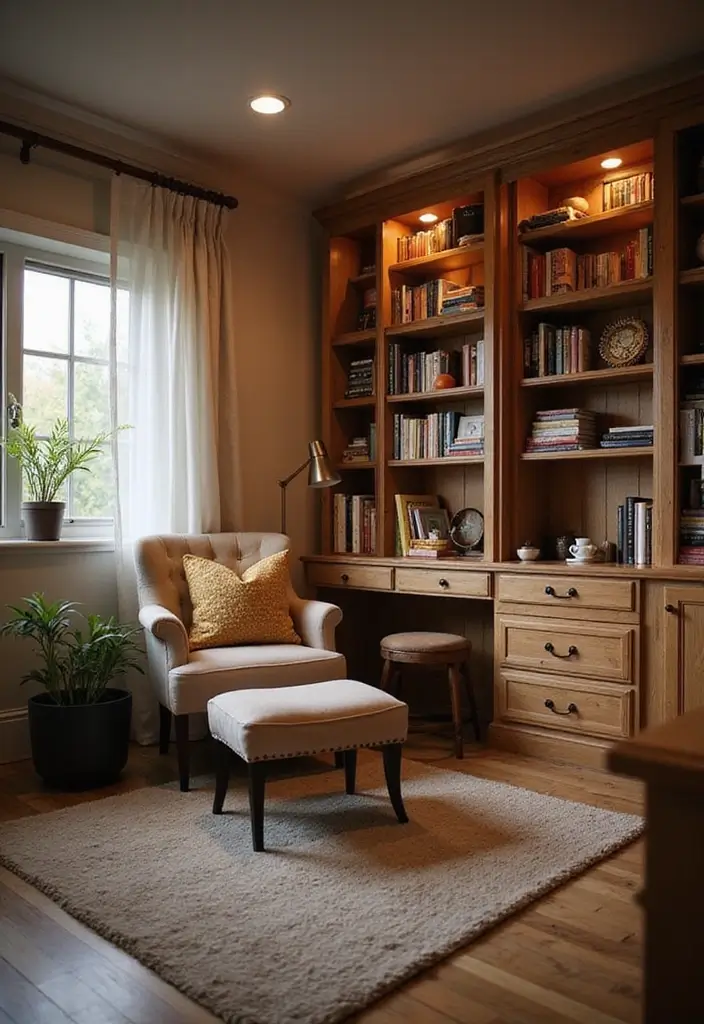 30 Bloxburg Twin Bedroom Ideas That Are Cute & Compact - 6. Cozy Reading Nook