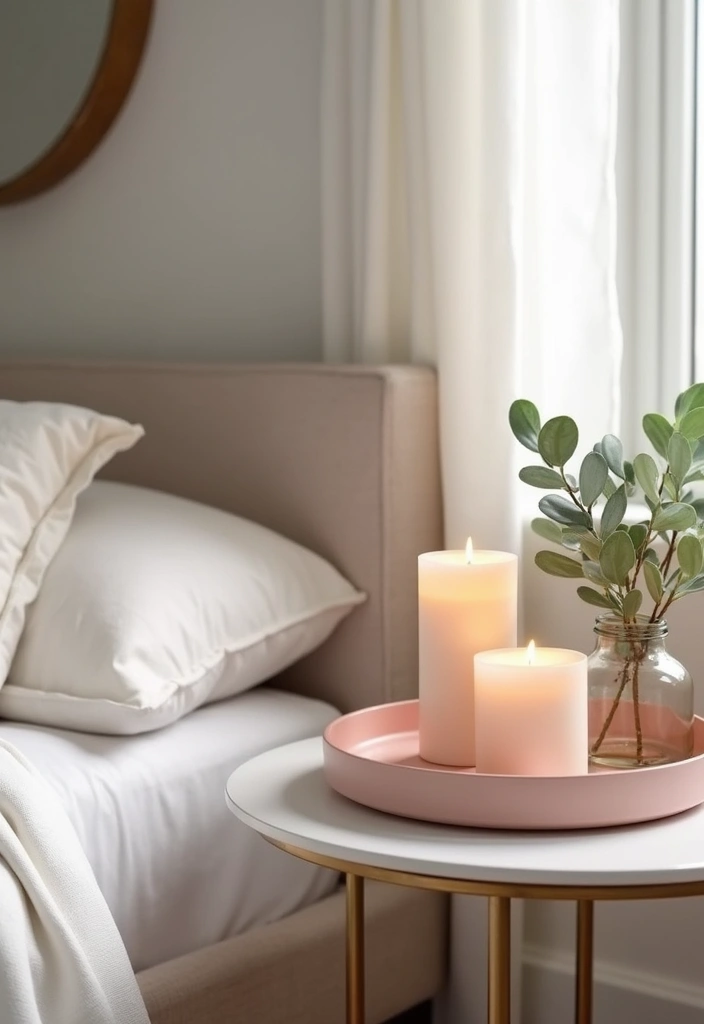 30 Blush Pink Bedroom Ideas That Feel Soft Romantic & Chic - 25. Blush Pink Decorative Trays