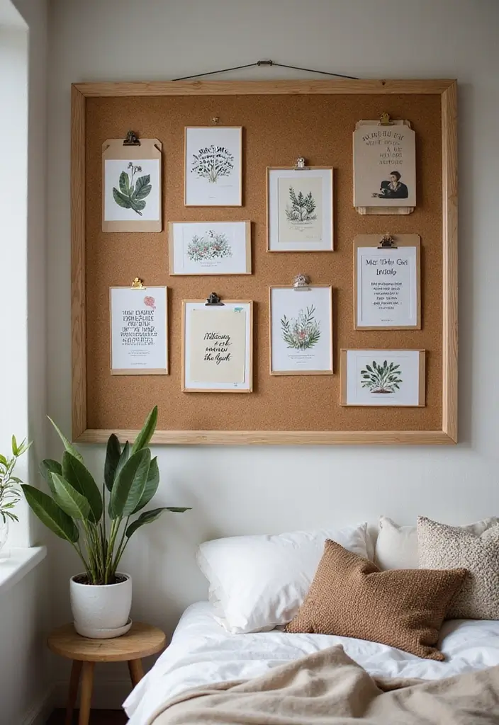 30 Cork Board Ideas for Bedroom Aesthetic That Inspire You Daily - 19. Favorite Book Quotes