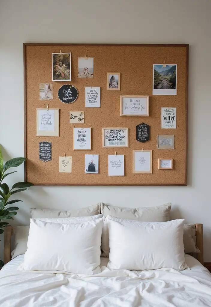 30 Cork Board Ideas for Bedroom Aesthetic That Inspire You Daily - 30. Dream Board