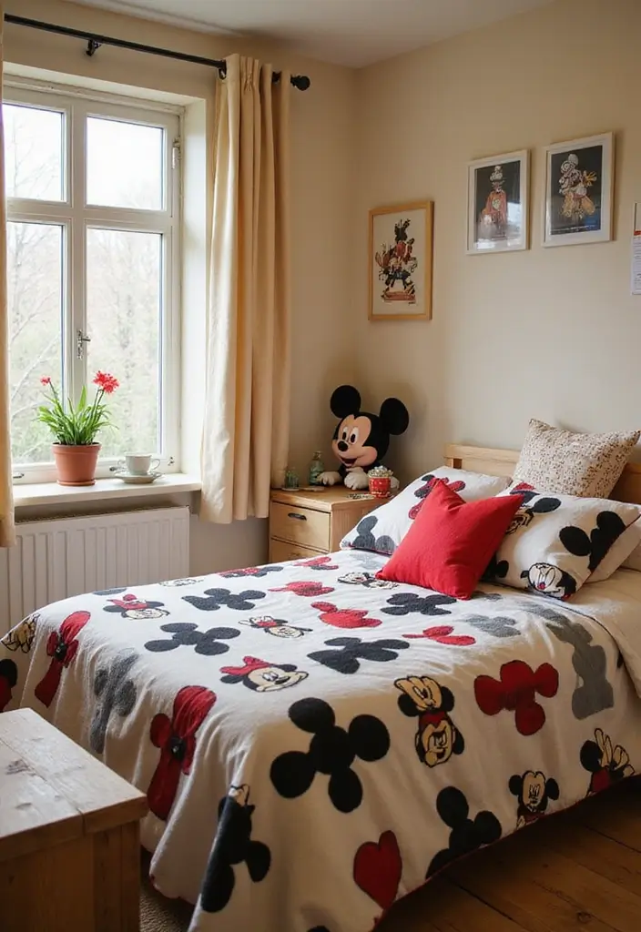 30 Mickey Mouse Bedroom Ideas That Bring Disney Magic Home - 26. Mickey Mouse Themed Blankets