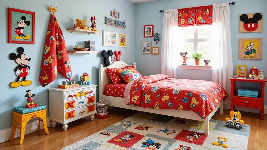 30 Mickey Mouse Bedroom Ideas That Bring Disney Magic Home