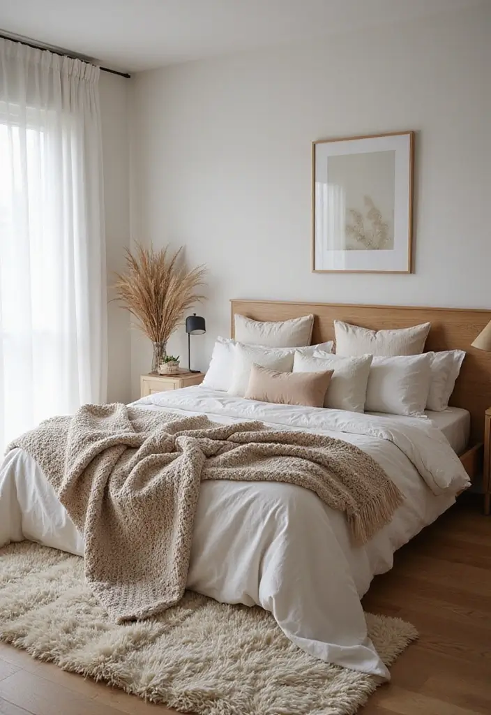30 Room Makeover Bedroom Ideas That Inspire a Total Refresh - 14. Serenity with Soft Textures