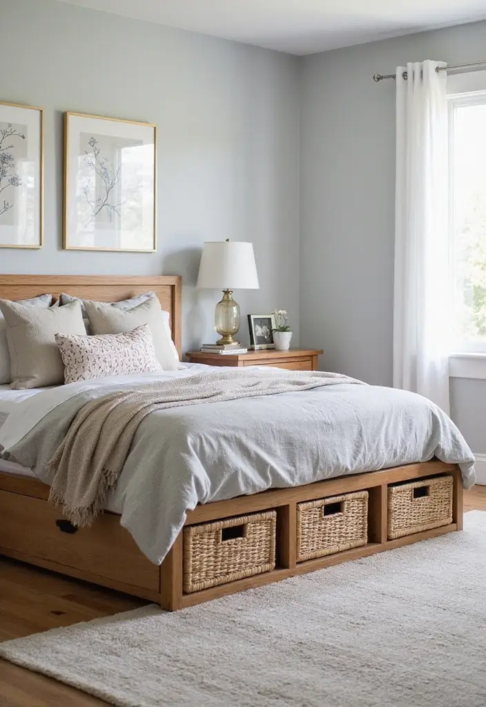 30 Room Makeover Bedroom Ideas That Inspire a Total Refresh - 21. Smart Storage Solutions