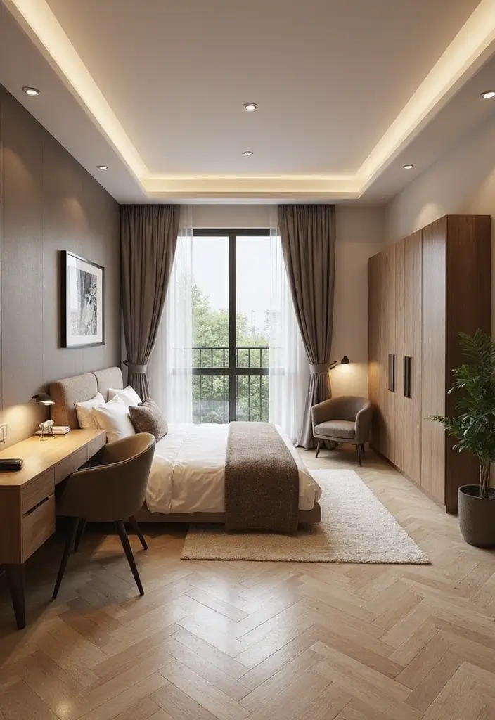 30 Room Makeover Bedroom Ideas That Inspire a Total Refresh - 24. A Multi-Functional Space