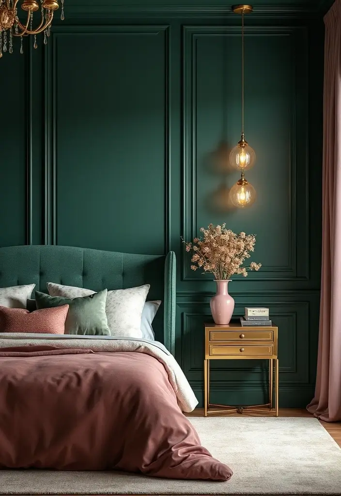 30 Room Painting Ideas Bedroom Creativity That Add Unique Charm - 2. Bold Jewel Tones for a Luxurious Feel