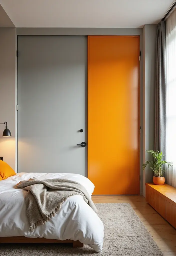 30 Room Painting Ideas Bedroom Creativity That Add Unique Charm - 27. Color in Unexpected Places