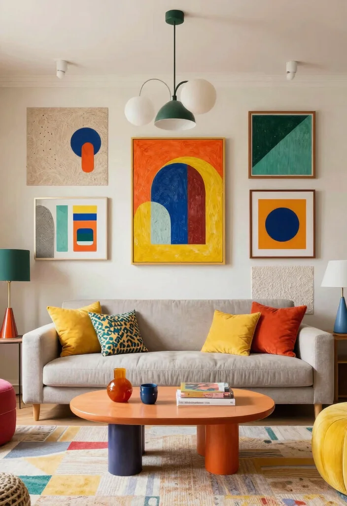 15 Asian Paints Textured Walls Living Room Ideas for an Elegant Finish - 11. Quirky Textured Wall Panels 1