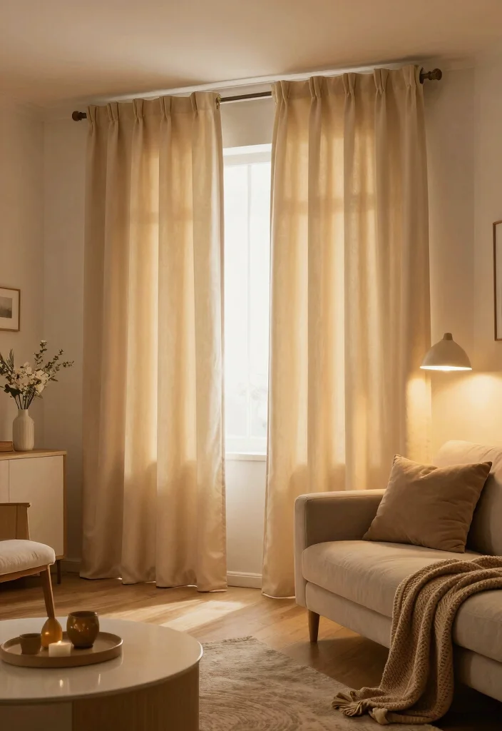 15 Ikea Curtains Living Room Ideas Affordable and Stylish - 11. Stylish Blackout Options 1