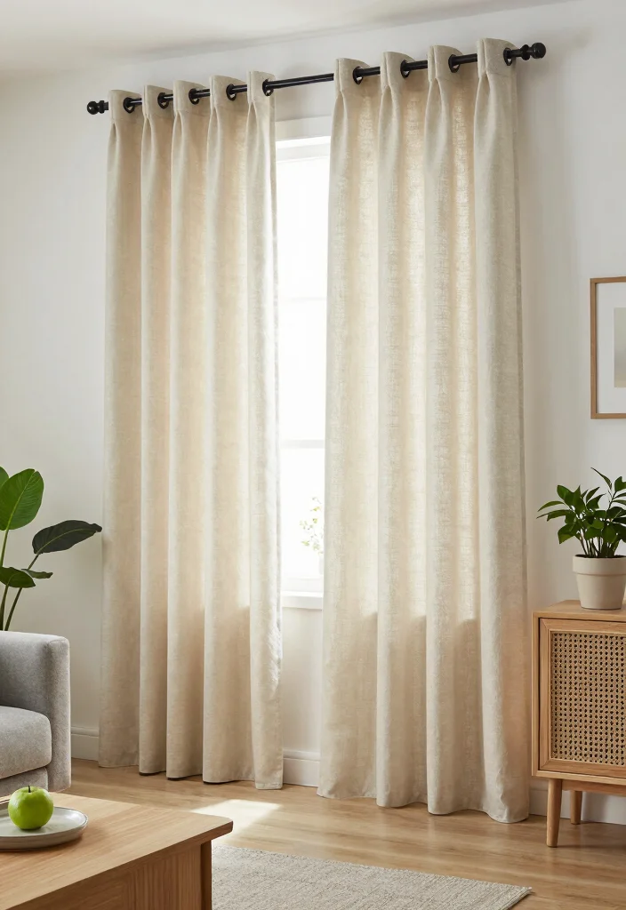15 Ikea Curtains Living Room Ideas Affordable and Stylish - 13. Eco-Friendly Options 1