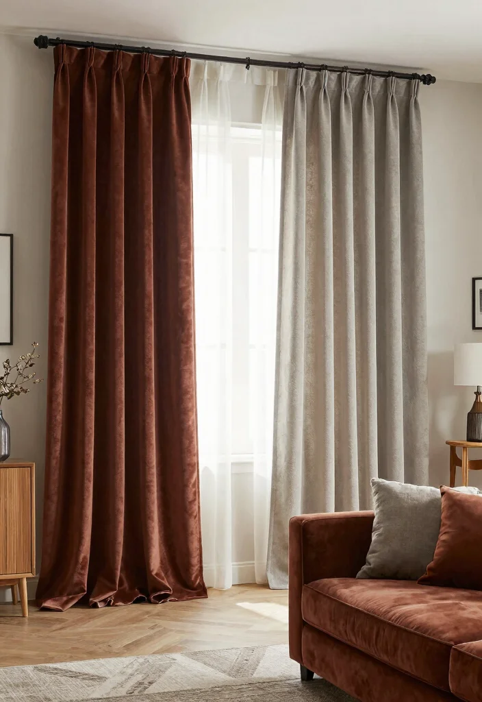 15 Ikea Curtains Living Room Ideas Affordable and Stylish - 5. Textured Fabrics 1