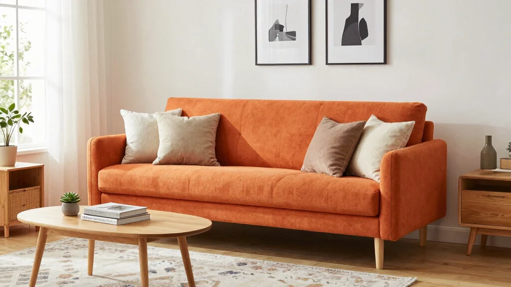 15 Living Room Orange Sofa Ideas Bold Warm and Inviting