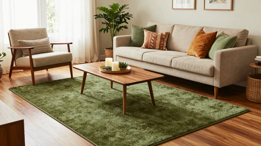 15 Olive Green Rug Living Room Ideas Earthy and Trendy
