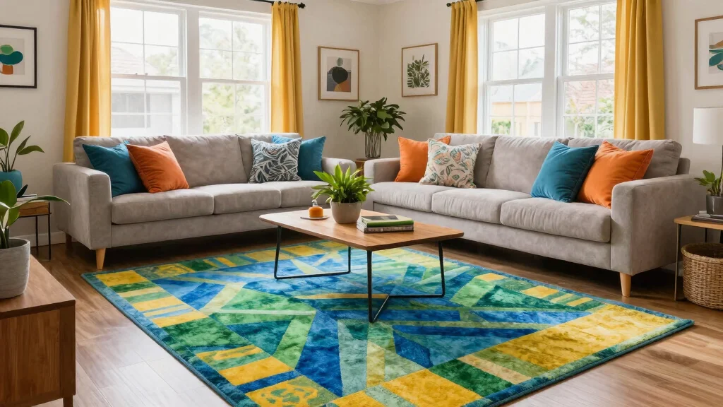 16 Colorful Living Room Rug Ideas To Instantly Add Life