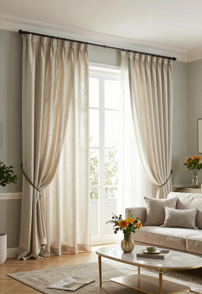 16 Curtains for Living Room Windows Ideas Stylish and Practical - 5. Tencel Curtains 1