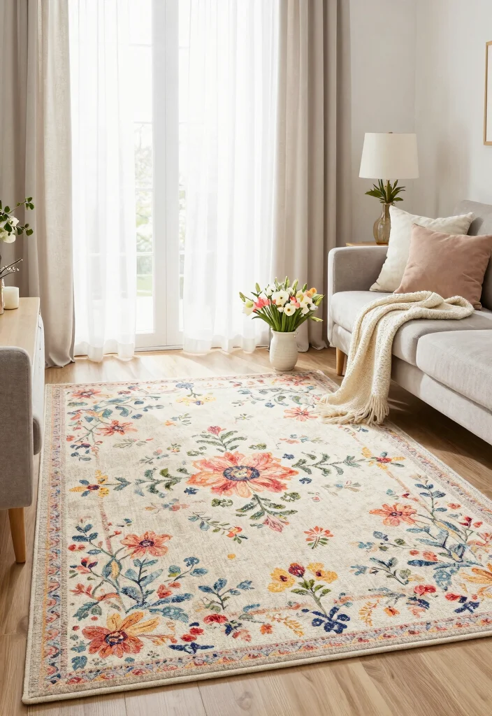 16 Double Rug Living Room Ideas Layered and Designer Approved - 10. Seasonal Layers 1