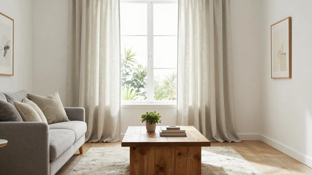 16 Neutral Curtains Living Room Ideas: Timeless and Versatile