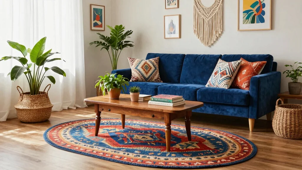 16 Oval Rugs Living Room Ideas: Soft Flowing Shapes