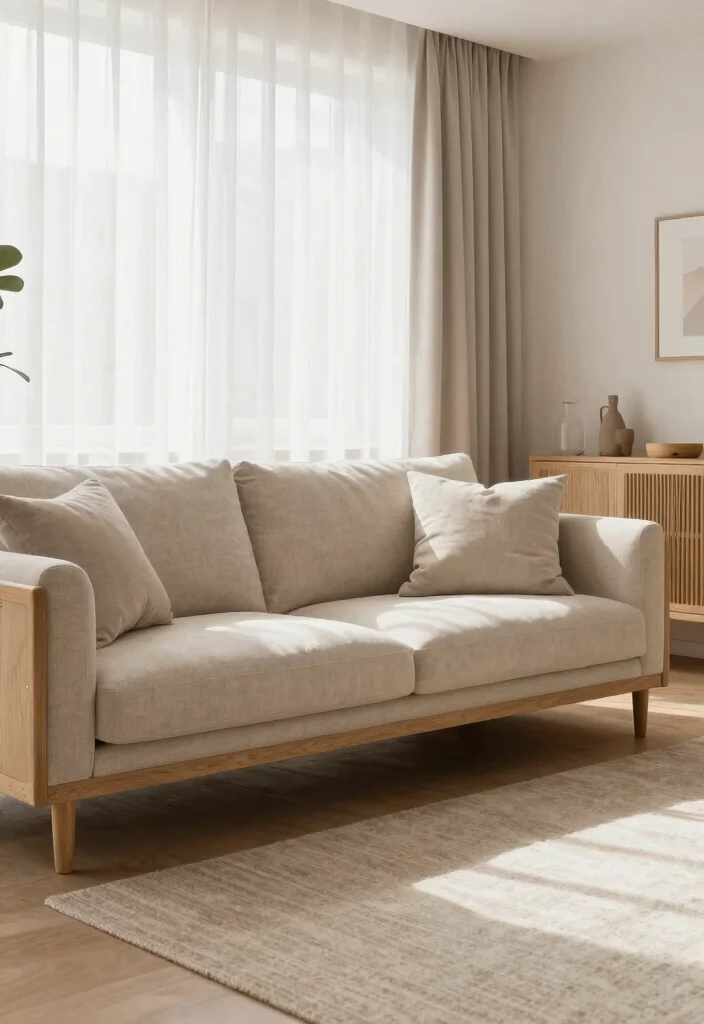 17 Living Room With Beige Couch Ideas: Warm Timeless Looks - 4. Scandinavian Serenity 1