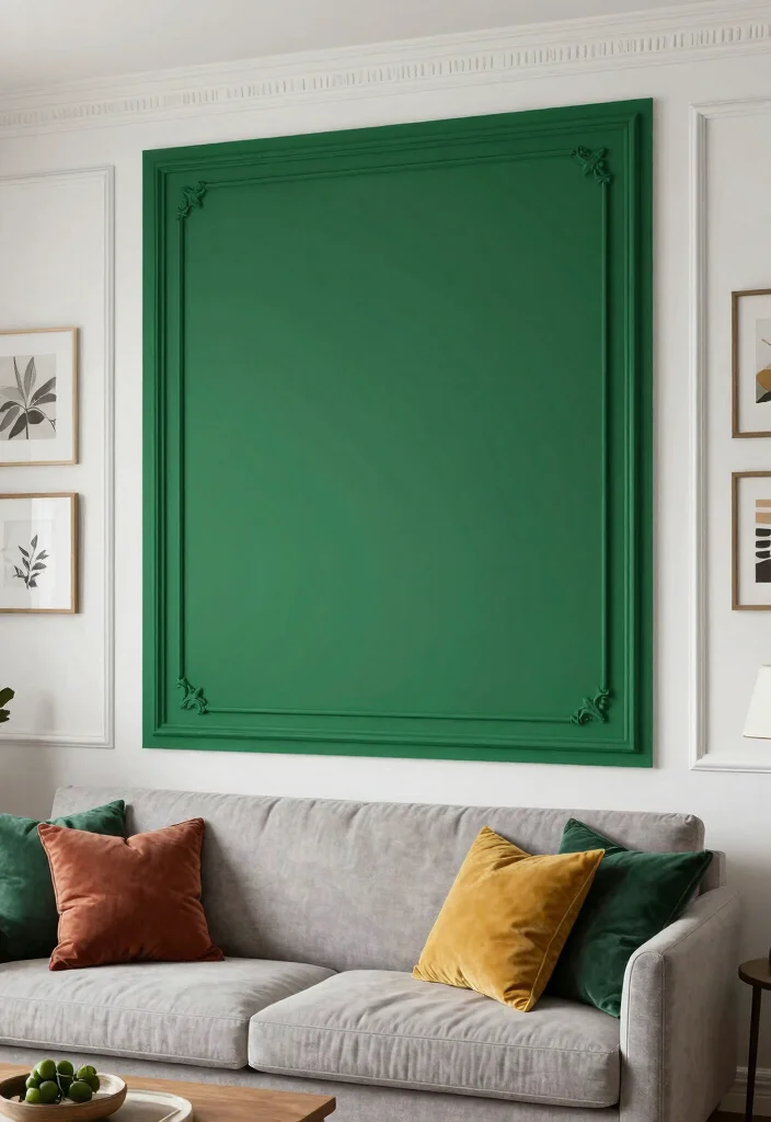 17 Molding on Walls Living Room Ideas Classic Architectural Style - 11. Accent Walls with Molding Details 1