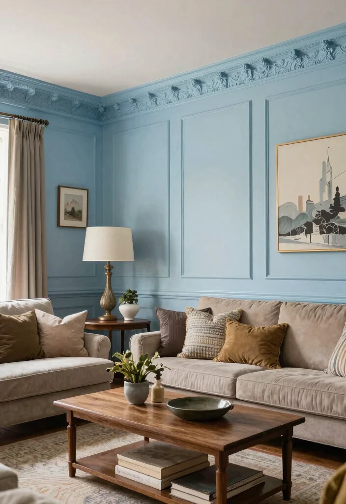 17 Molding on Walls Living Room Ideas Classic Architectural Style - 17. Customizing Molding for Personal Touch 1