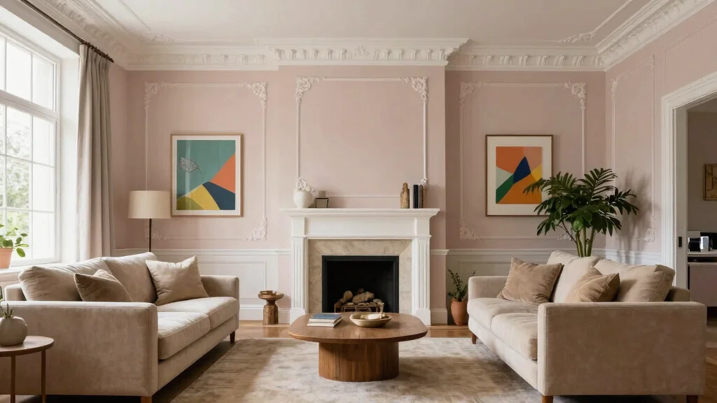 17 Molding on Walls Living Room Ideas Classic Architectural Style