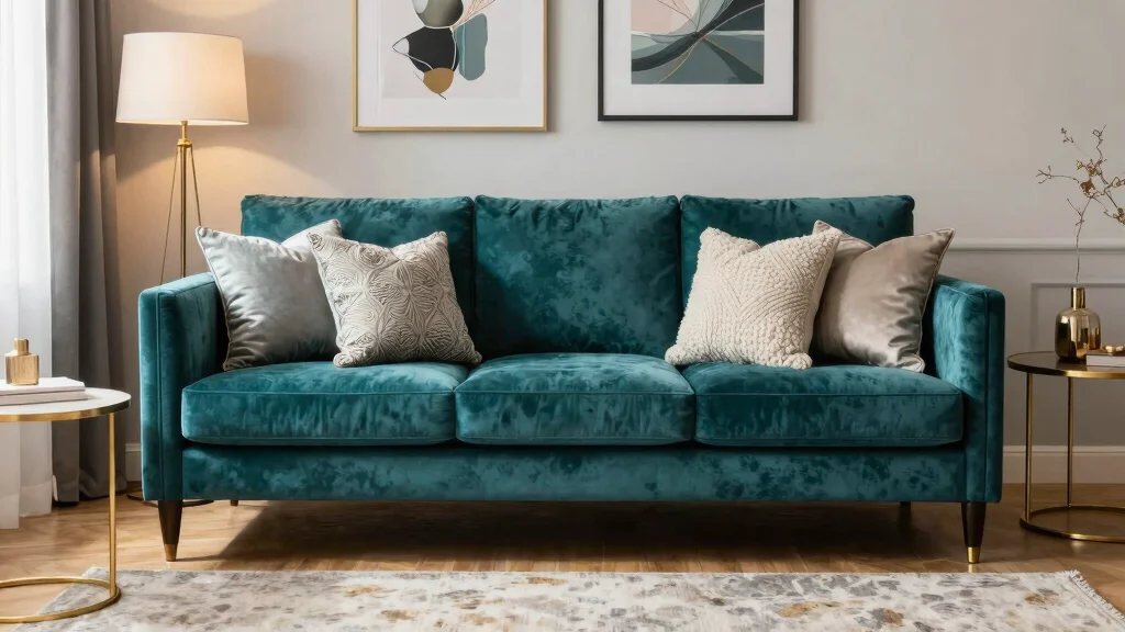 17 Teal Velvet Sofa Living Room Ideas Dramatic and Luxe