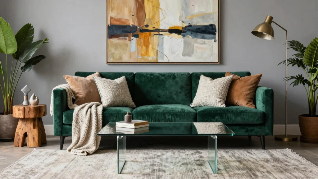 17 Velvet Couch Living Room Ideas Luxe and Inviting