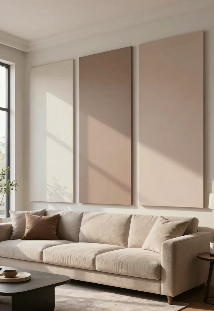 18 3D Wall Panels Living Room Ideas Modern Texture Focus - 13. Eco-Friendly Paint Finishes 1