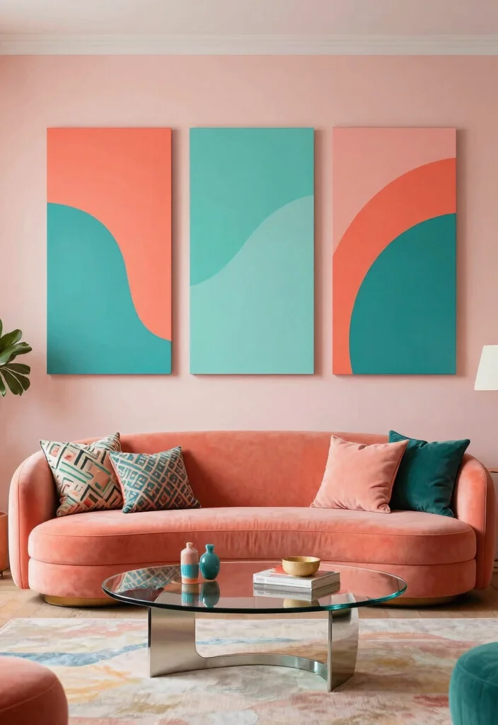 18 3D Wall Panels Living Room Ideas Modern Texture Focus - 5. Playful Curves 1